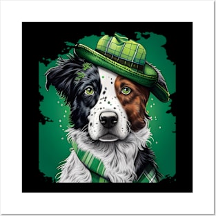 Dog Thinking About St. Patrick's Day Posters and Art